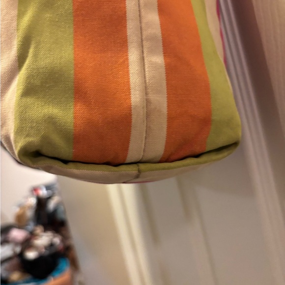 Coach Poppy Y2K 2010 (16326) Heritage Legacy Stripe Large Tote in EUC (#1) - Picture 5 of 14